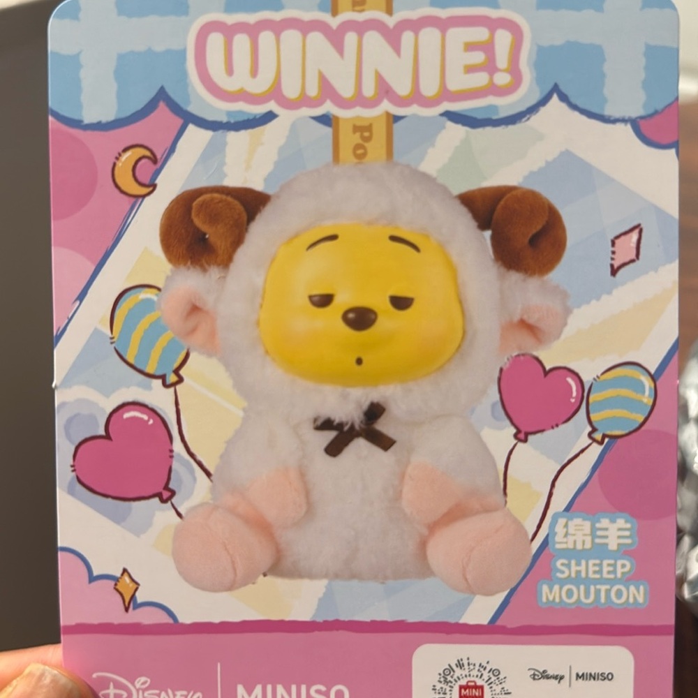 Winnie The Pooh Miniso Blind Box - sheep mouton Disney X Miniso